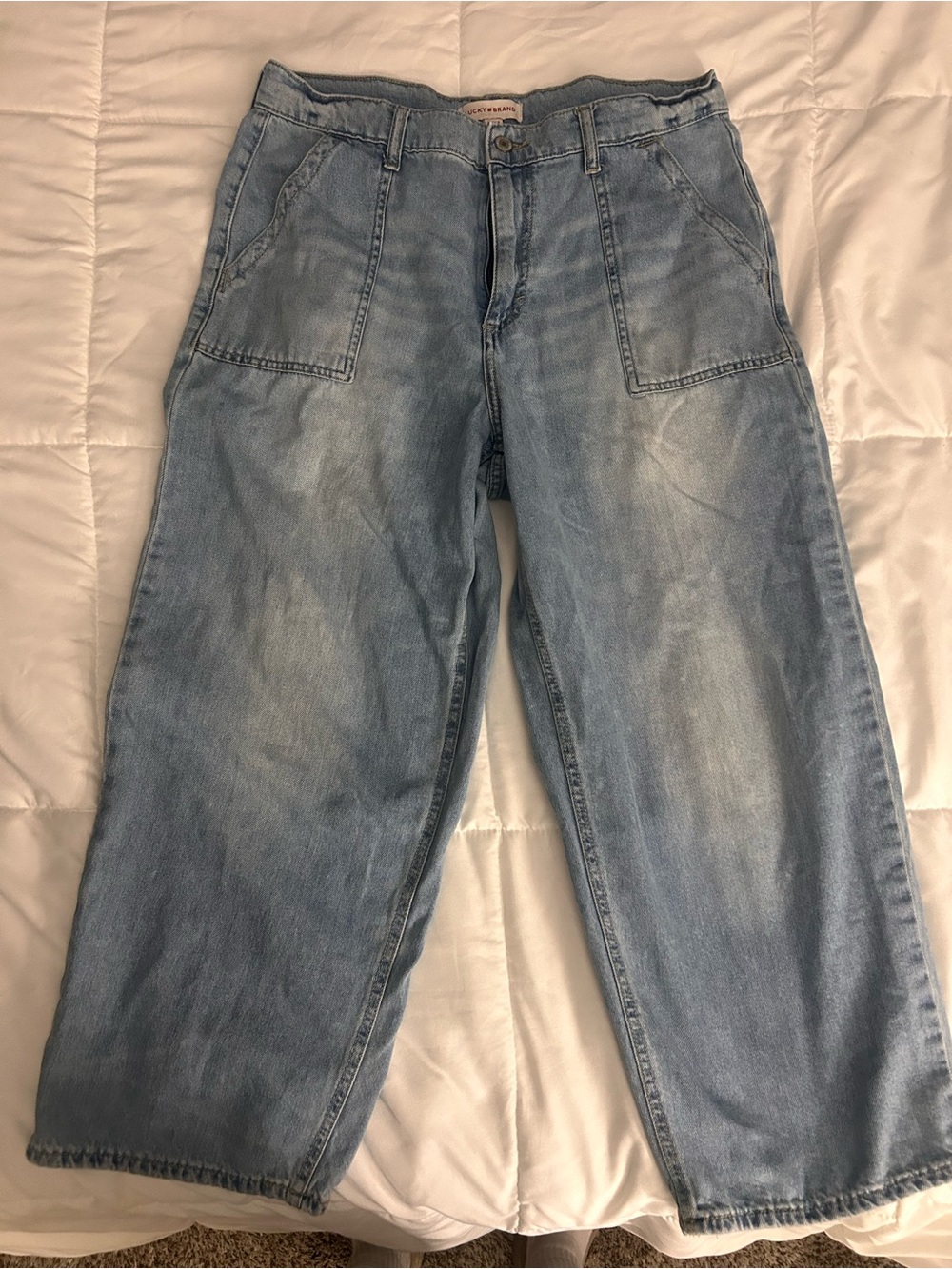 Lucky Brand Men's Light Wash Relaxed Jeans